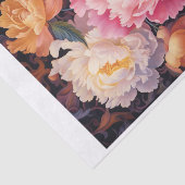 デコページのための牡丹の芸術 薄葉紙 (詳細)