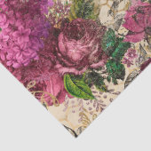デコページのピンクの花とハニカ動揺してム 薄葉紙 (詳細)