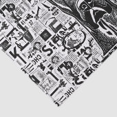 デコページまたはコラージュのための大きなダン紙 薄葉紙 (詳細)