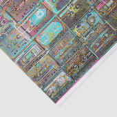 デコページまたはコラージュ紙用カセットテープアート 薄葉紙 (詳細)