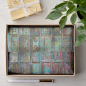 デコページまたはコラージュ紙用カセットテープアート 薄葉紙 (ギフト)