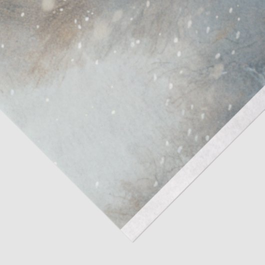 デコページクラシックヴィンテージサンタオンホーススノーウィング 薄葉紙 (詳細)