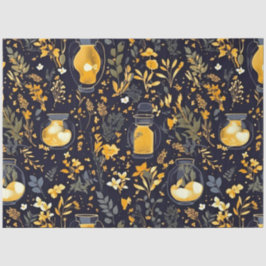 デコページティッシュペーパーお洒落プラントランタン 薄葉紙