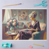 デコページティッシュペーパーアールデコレディ 薄葉紙 (クラフト)