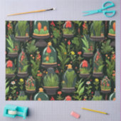 デコページティッシュペーパーガラスクローチェテラリウム 薄葉紙 (クラフト)