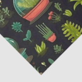 デコページティッシュペーパーガラステラリウム花器 薄葉紙 (詳細)