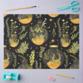 デコページティッシュペーパーガラステラリウムJarsボトル 薄葉紙 (クラフト)