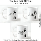 デコページティッシュペーパークイーン032ノベルティクラフト コーヒーマグカップ