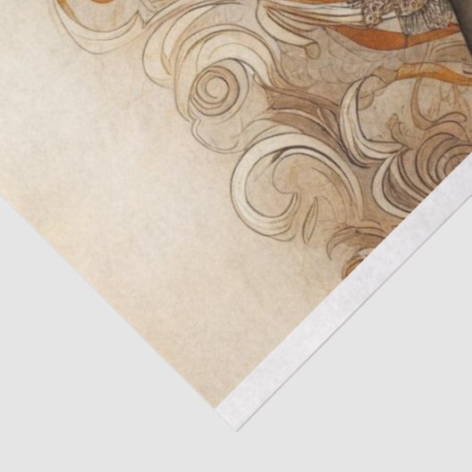 デコページティッシュペーパービクトリアンアフリカ系アメリカ人 薄葉紙 (詳細)