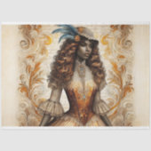 デコページティッシュペーパービクトリアンアフリカ系アメリカ人 薄葉紙 (正面)