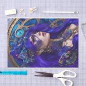 デコページティッシュペーパーモダン- Steampunk 薄葉紙 (クラフト)