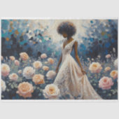 デコページティッシュペーパーレディーオブバラデザイン 薄葉紙 (正面)