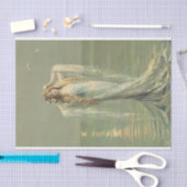 デコページティッシュペーパーヴィンテージマーメイドシーニンフ 薄葉紙 (クラフト)