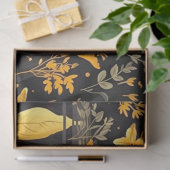 デコページティッシュペーパー金ゴールドプラントテラリウム 薄葉紙 (ギフト)