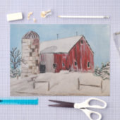 デコページティッシュペーパー、オールド・バーン 薄葉紙 (クラフト)