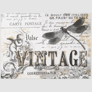 デコページティッシュペーパー – ドラゴンフライ 薄葉紙