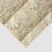 デコページティッシュペーパー – ヨーロッパの地図 薄葉紙 (詳細)