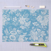 デコページティッシュペーパー:ヴィンテージフローラ壁紙 薄葉紙 (クラフト)