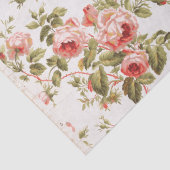 デコページティッシュペーパー:ヴィンテージフローラ壁紙 薄葉紙 (詳細)