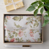 デコページティッシュペーパー:ヴィンテージフローラ壁紙 薄葉紙 (ギフト)