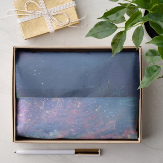 デコページティール（緑がかった色）海管理野生生物 薄葉紙 (ギフト)