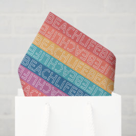 デコページビーチライフ誕生日パーティー 薄葉紙