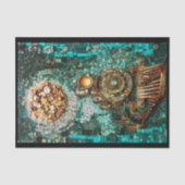 デコページファンタジースチームパンクフェイクトレインモザイク066 薄葉紙 (正面)