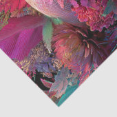 デコページフローラスカル植物ゴシック美術 薄葉紙 (詳細)