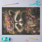 デコページフローラ冠のアライグマのregal衣装 薄葉紙 (クラフト)