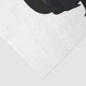 デコページブライダル結婚のファッションブラック&グレー 薄葉紙 (詳細)