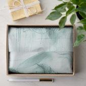 デコページポートレートデザインモノクロ女性のカーボーイ 薄葉紙 (ギフト)