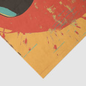 デコページレトロポップ・アートのアート女性のカーボーイピンアップポスター 薄葉紙 (詳細)