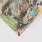 デコページヴィンテージインディアンチーフカラー化 薄葉紙 (詳細)