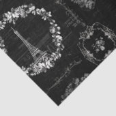 デコページヴィンテージエッフェルタワーブラックエフエメラ 薄葉紙 (詳細)