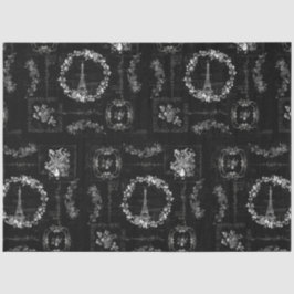 デコページヴィンテージエッフェルタワーブラックエフエメラ 薄葉紙