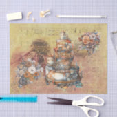 デコページヴィンテージエフエマラスチームパンク結婚ズ 薄葉紙 (クラフト)