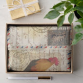 デコページヴィンテージエフエマラファームバーンルースター 薄葉紙 (ギフト)