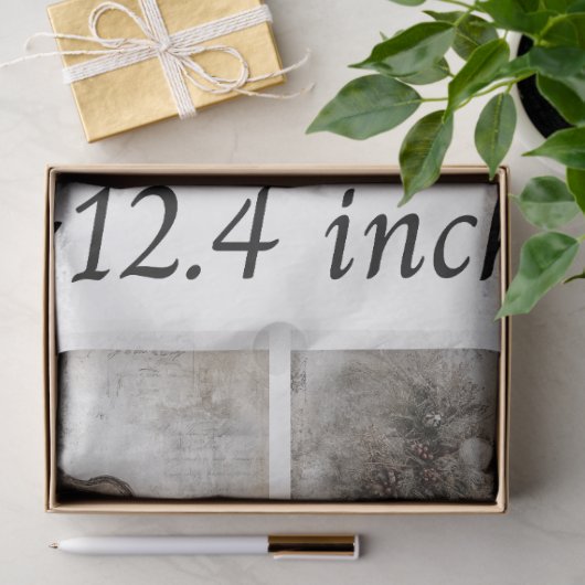 デコページヴィンテージサンタのまわりにイン椅子 薄葉紙 (ギフト)