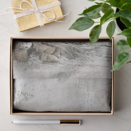 デコページヴィンテージサンタチェア&ツリー 薄葉紙 (ギフト)