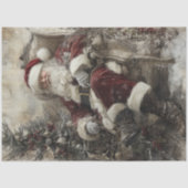 デコページヴィンテージサンタ華美イン椅子 薄葉紙 (正面)