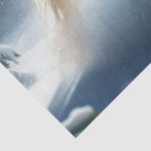 デコページヴィンテージサンタ馬のクリスマスEVe 薄葉紙 (詳細)