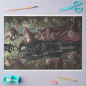 デコページヴィンテージスケルトンの死亡日 薄葉紙 (クラフト)