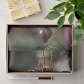 デコページヴィンテージティアドロップクリスマスオーナメント 薄葉紙 (ギフト)