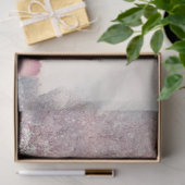 デコページヴィンテージピンククリスマスハウスツリーシーン 薄葉紙 (ギフト)