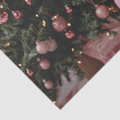 デコページヴィンテージピンクホワイトサンタテーマ 薄葉紙 (詳細)