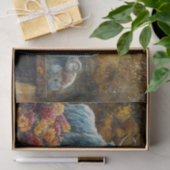 デコページヴィンテージブルートラックハイランドカウズ 薄葉紙 (ギフト)