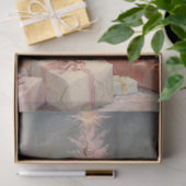 デコページヴィンテージホリデークリスマスツリー絵を描ズ 薄葉紙 (ギフト)