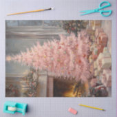 デコページヴィンテージホリデークリスマスツリー絵を描ズ 薄葉紙 (クラフト)