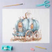 デコページヴィンテージマジカルカボチャ台車 薄葉紙 (クラフト)