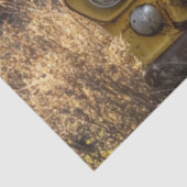 デコページヴィンテージラスティイエロートラックレッドバーン 薄葉紙 (詳細)